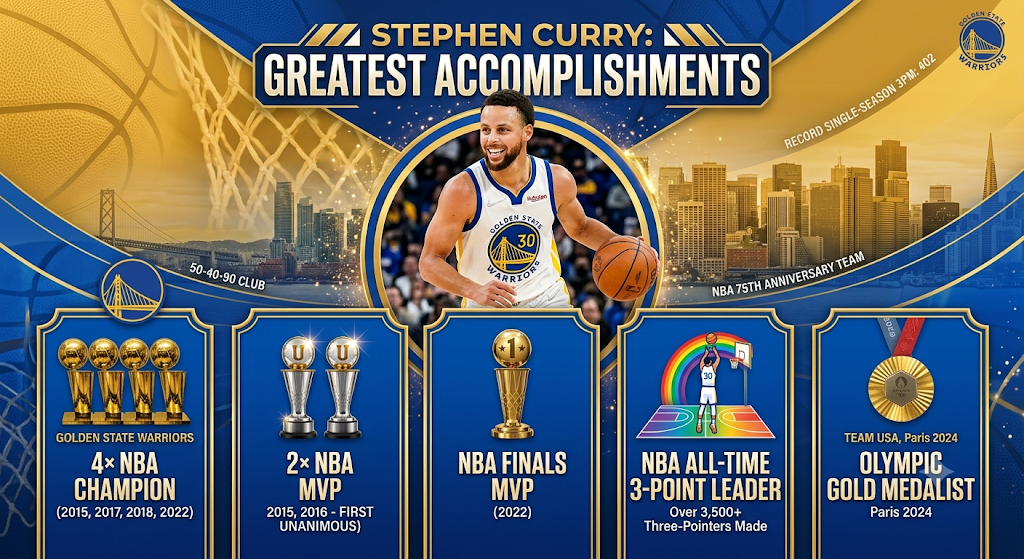 Stephen Curry Greatest Accomplishments